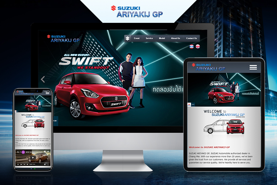 Suzuki Ariyakij GP - portfolio project